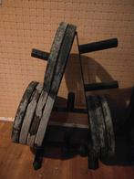 Halterschijven Ziva - Diverse Gewichten, Sport en Fitness, Fitnessmaterialen, Ophalen of Verzenden, Gebruikt, Rug, Halterschijven