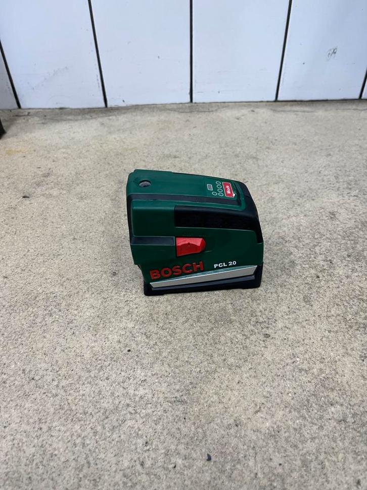 Bosch PCL 20 Kruislijnlaser, Doe-het-zelf en Verbouw, Meetapparatuur, Gebruikt, Licht, Ophalen of Verzenden