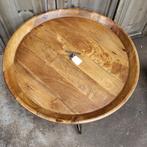Salontafel Medja rond 70cm prachtige warme kleur., Huis en Inrichting, Tafels | Salontafels, Ophalen, 50 tot 100 cm, Rond, Nieuw