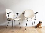 Set industriële vintage stoelen. Retro design fauteuils, Huis en Inrichting, Fauteuils, 75 tot 100 cm, Gebruikt, 75 tot 100 cm