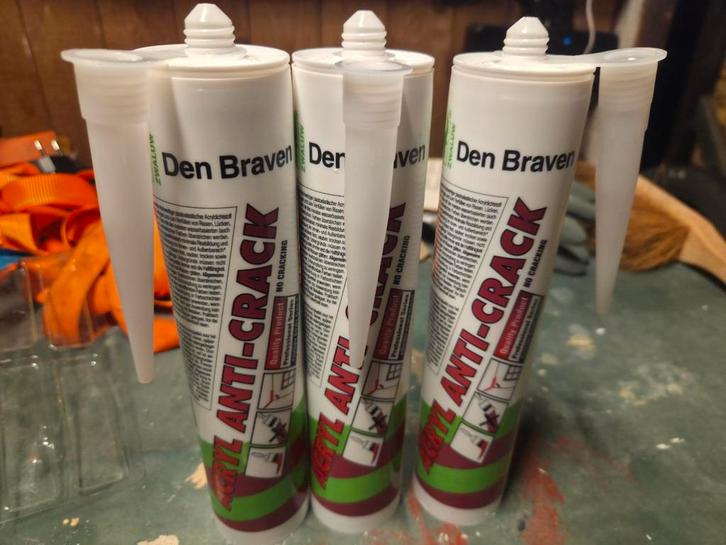 Den Braven Acryl no crack Kit - Nieuw!, Doe-het-zelf en Verbouw, Isolatie en Afdichting, Nieuw, Overige materialen, Minder dan 4 cm