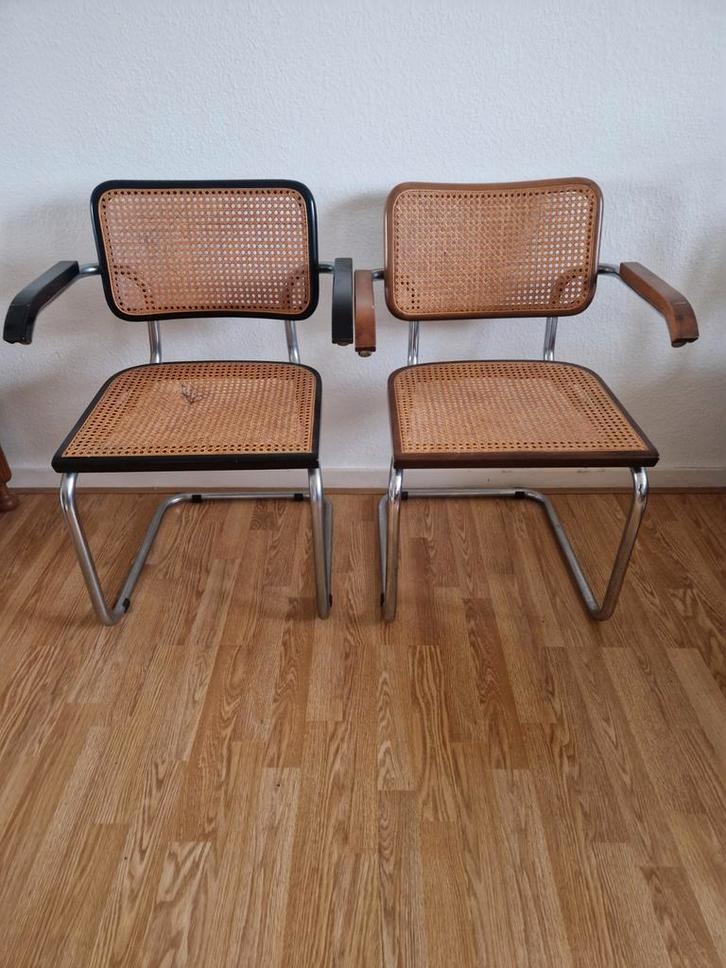 2x stoel van marcel breuer; thonetstoel, Antiek en Kunst, Kunst | Designobjecten, Ophalen