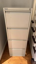 BISLEY Hangmappenkast - 4 Laden - Grijs, Ophalen, Minder dan 50 cm, Gebruikt, 100 tot 150 cm