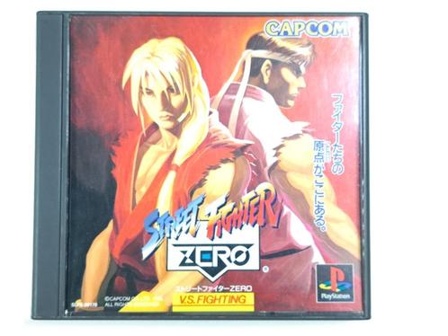 Street Fighter Zero - PlayStation - NTSC-J - Compleet, Spelcomputers en Games, Games | Sony PlayStation 1, Zo goed als nieuw, Vechten