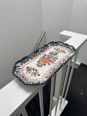 Makkum handbeschilderde cakeschaal nieuw €375 beschikbaar voor biedingen