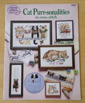 Cat Purr-sonalities Patronen - Linda Gillum - 1992 beschikbaar voor biedingen