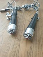 2 X MICROFOON  CROWN  ( VINTAGE ), Ophalen of Verzenden, Gebruikt, Zangmicrofoon