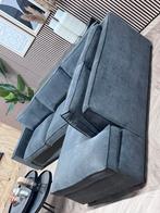 ZGAN Woood Ribstof Hoekbank - Antraciet - 285 x 195, Huis en Inrichting, Banken | Bankstellen, Ophalen, 250 tot 300 cm, -, -