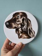 Vintage H & R Johnson wandbordje Ierse Setter, Ophalen of Verzenden