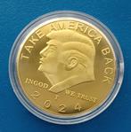 Herdenkingsmunt President Trump "Gold" - 2024, Postzegels en Munten, Verzenden, Overige materialen, Buitenland