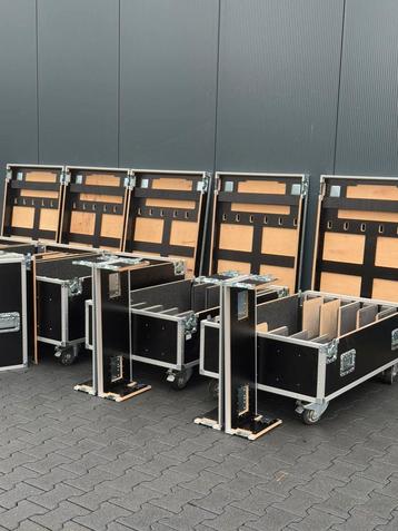 10x flightcase heavy duty (modulair) beschikbaar voor biedingen