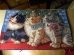 PLACE MAT VAN STOF KAT, KATTEN PLACEMAT, Ophalen of Verzenden, Zo goed als nieuw