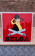 Tof emaille reclamebord Belga sigaretten., Reclamebord, ., Nieuw, Ophalen of Verzenden