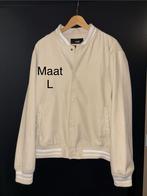 Pull&Bear Beige Bomberjack Maat L, Ophalen of Verzenden, Zo goed als nieuw, Maat 52/54 (L), Beige