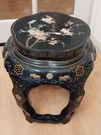 Mooie Chinezen bijzettafel., Huis en Inrichting, Tafels | Bijzettafels, 45 tot 60 cm, Minder dan 55 cm, Rond, Ophalen of Verzenden