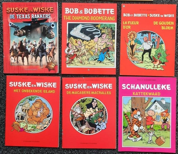 6 x Suske en Wiske, Boeken, Stripboeken, Gelezen, Meerdere stripboeken, Ophalen of Verzenden