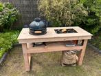 BBQ tafel voor Kamado douglas hout, Tuin en Terras, Buitenkeukens, Ophalen of Verzenden, Nieuw, Houtskool, Vrijstaand