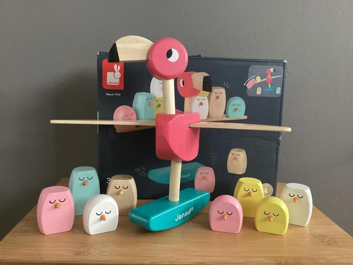 Janod balansspeelgoed, Kinderen en Baby's, Speelgoed | Houten speelgoed, Gebruikt, Overige typen, Ophalen of Verzenden
