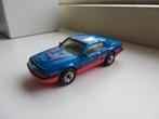 Matchbox Ford T-bird Turbo Coupe blauw-roze, Ophalen of Verzenden, Gebruikt, Auto