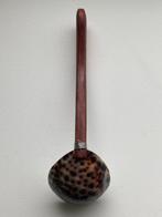 Lepel/theelepel met houten steel en schelp, Ophalen of Verzenden, Nieuw, Overige materialen, Los bestek