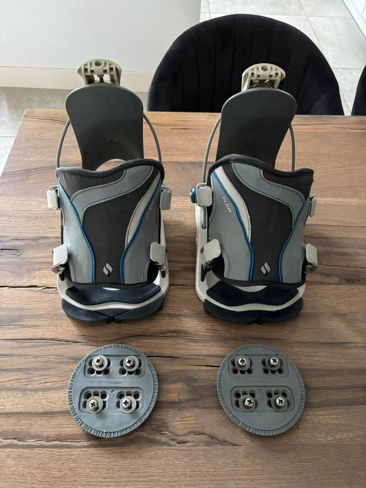 Flow Snowboard Bindingen maat M ( 36 - 41.5 ), Sport en Fitness, Snowboarden, Zo goed als nieuw, Bindingen, Ophalen of Verzenden
