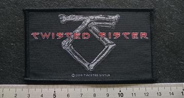 Twisted Sister logo patch t54 official 2008