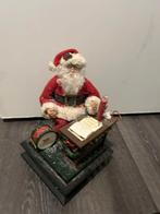 Kerstman in werkkamer kaarsje geef licht en maak muziek, Diversen, Kerst, Ophalen of Verzenden, Zo goed als nieuw