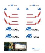 Vrachtauto decal 1:50 AB Texel ( type 2 ), Hobby en Vrije tijd, Modelauto's | 1:50, Verzenden, Nieuw, Bus of Vrachtwagen, Overige merken