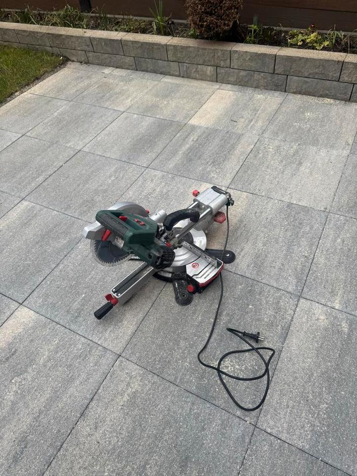 Metabo Afkortzaag - Gebruikt, Doe-het-zelf en Verbouw, Gereedschap | Zaagmachines, Gebruikt, Afkortzaag, 1200 watt of meer, 70 mm of meer