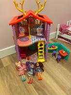 Enchantimals hertenhuis met accessoires, Ophalen, Gebruikt, Poppenhuis