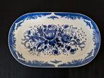 Ovalen porseleinen schaal met blauw-wit bloemmotief Kahla, Huis en Inrichting, Keuken | Servies, Ophalen of Verzenden, Overige stijlen