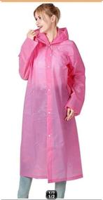 Unisex regencape. Er zijn 2 stuks aanwezig., Caravans en Kamperen, Ophalen of Verzenden, Nieuw, Regenjas, Dames