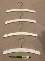 Set van 4 witte houten kinderhangers, Ophalen of Verzenden, Zo goed als nieuw, Overige typen