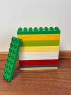 Duplo plat blok 2x8 nops 15 stuks, Ophalen of Verzenden, Zo goed als nieuw, Complete set, Duplo