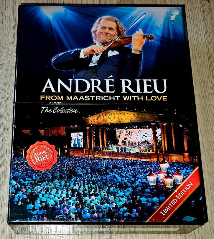 André Rieu - From Maastricht With Love - 6DVD Boxset, Cd's en Dvd's, Dvd's | Muziek en Concerten, Zo goed als nieuw, Muziek en Concerten