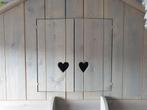 Steigerhouten kinderbed, huis, Kinderen en Baby's, Kinderkamer | Bedden, Ophalen, Zo goed als nieuw, 180 cm of meer, 85 tot 100 cm