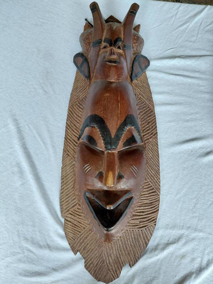 maskers beeldjes uit afrika tribal art afrikaanse kunst, Antiek en Kunst, Kunst | Niet-Westerse kunst, Ophalen