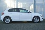 Volkswagen Polo 1.0 TSI 95pk Highline | Navigatie | Parkeers, Auto's, Gebruikt, Met garantie (alle), Wit, Origineel Nederlands