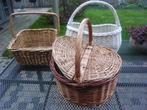 manden, Huis en Inrichting, Woonaccessoires | Schalen en Manden, Mand, Ophalen of Verzenden, Zo goed als nieuw, Riet