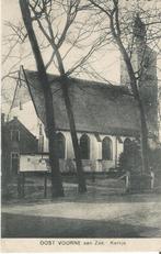 Oostvoorne aan Zee kerkje met publicatiebord 1923, Gelopen, Zuid-Holland, 1920 tot 1940, Verzenden