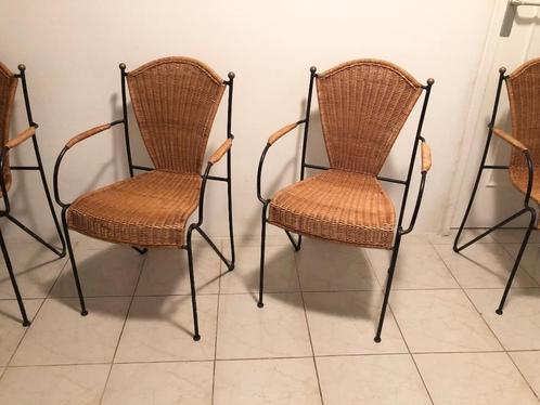 rotan stoelen 4 stuks, Huis en Inrichting, Stoelen, Eén, Ophalen of Verzenden