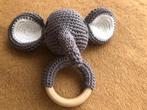 Bijtring OLIFANT, met Rammelaar en Knisper oren, Ophalen of Verzenden, Nieuw, Kraamcadeau