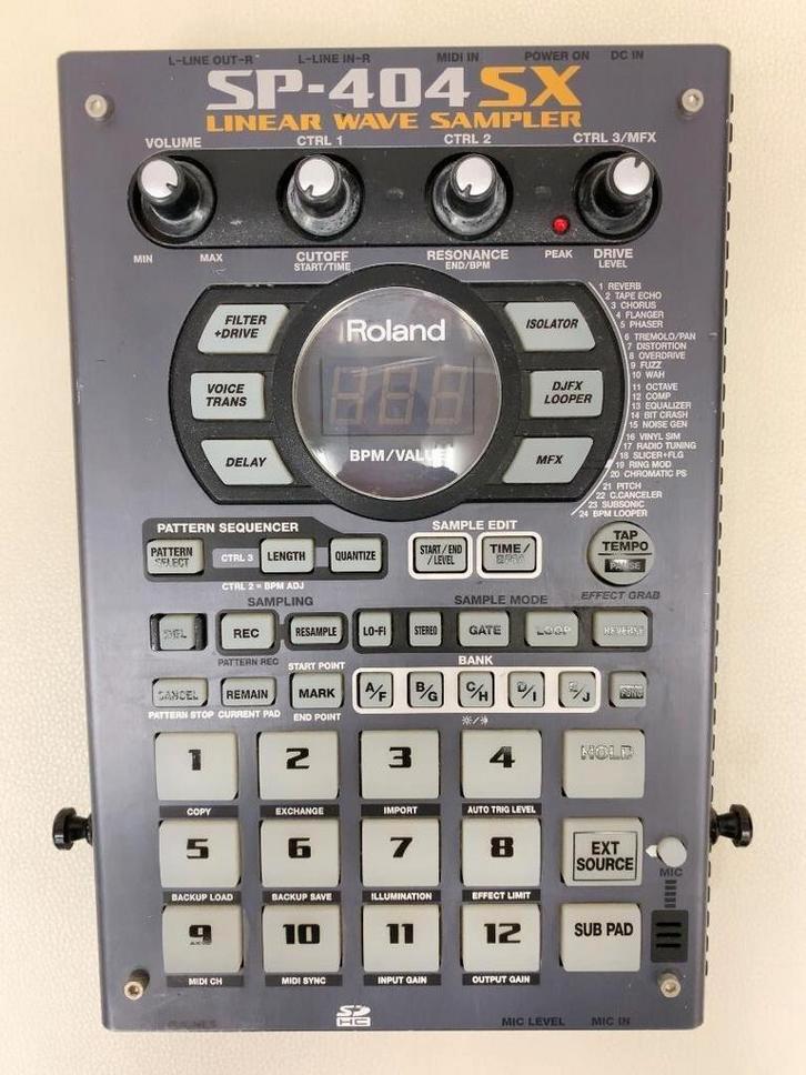 Roland SP-404SX Sampler / Groovebox, Muziek en Instrumenten, Samplers, Gebruikt, Verzenden