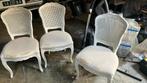 Drie victoriaans barok stoelen, Huis en Inrichting, Ophalen, Gebruikt, Drie, Wit