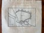 Antieke kaart (vestingkaart) Roermond C. Merian 1660, Ophalen of Verzenden