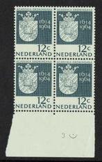 Nederland plaatnummers, Postzegels en Munten, Verzenden, T/m 1940, Postfris