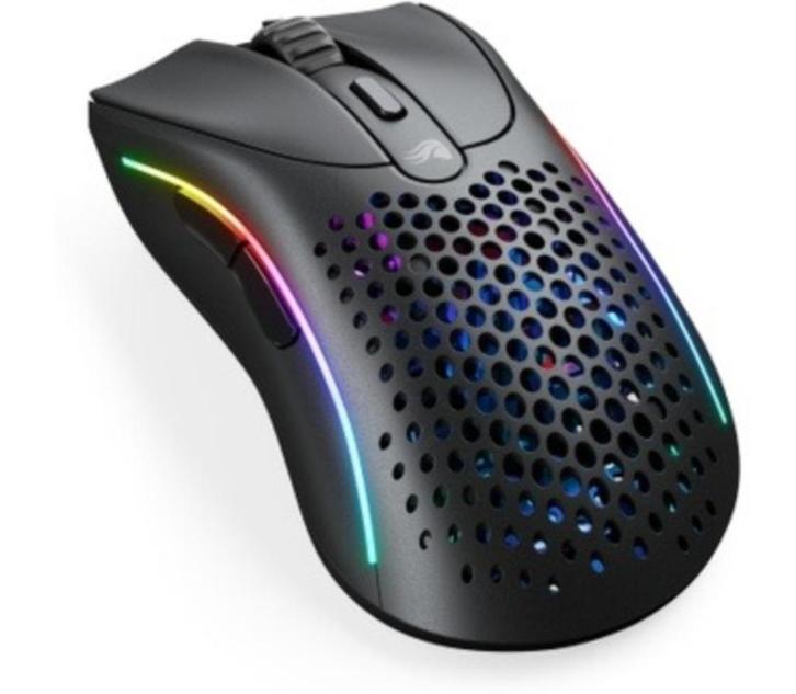 Glorious Model D 2 Wireless Zwart, Computers en Software, Muizen, Nieuw, Muis, Linkshandig, Rechtshandig, Draadloos, Gaming muis