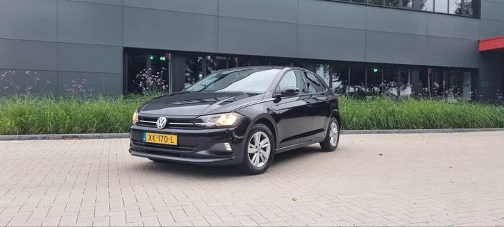 Volkswagen Polo 1.0 TSI 95PK 5D Bluemotion 7-DSG 2018 Zwart, Auto's, Volkswagen, Particulier, Polo, ABS, Adaptive Cruise Control