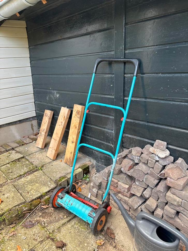 Gardena Handgrasmaaier - Kooimesmaaier, Tuin en Terras, Grasmaaiers, Gebruikt, Handgrasmaaier, Minder dan 30 cm, Kooimesmaaier