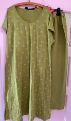 Gudrun Sjoden, mt L, lang shirt , yellow green, Kleding | Dames, Jurken, Ophalen of Verzenden, Gedragen, Gudrun Sjoden, Onder de knie